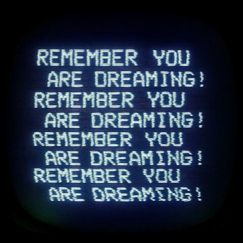 REMEMBER YOU ARE DREAMING!