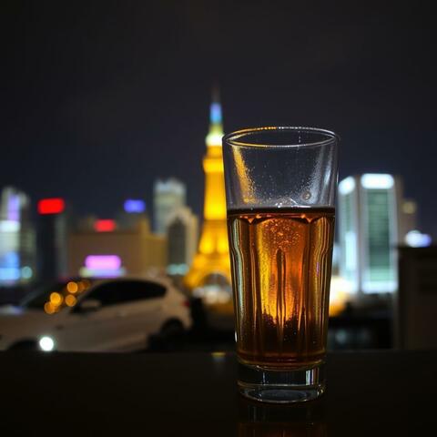 City Lights Through a Soju Glass