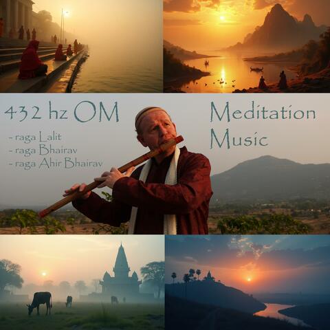 432 hz OM Meditation Music with Bansuri
