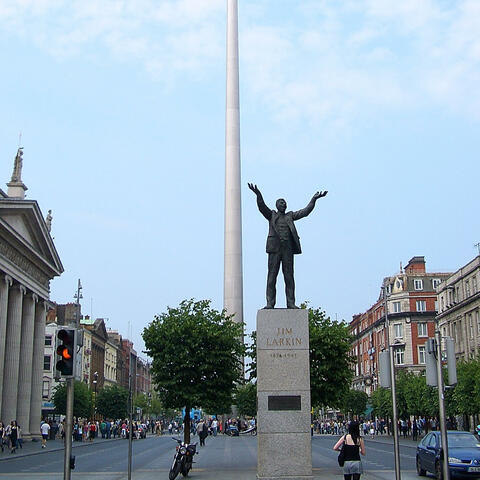 jus hit a lick on o'connell street