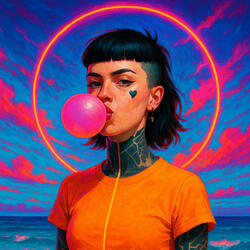 CHEWED UP BUBBLE GUM