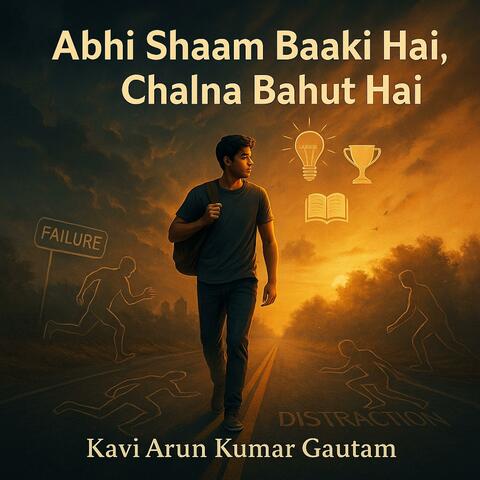 Abhi Shaam Baaki Hai Chalna Bahut Hai (Motivational Song 2025 | Never Give Up Song | Kavi AKG)
