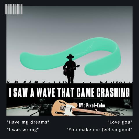 I saw a wave that came crashing