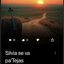 Silvia se va pa'Tejas