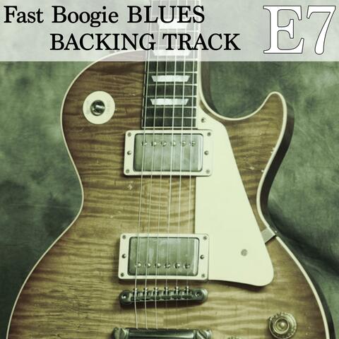 Fast Boogie Blues Backing track in E7