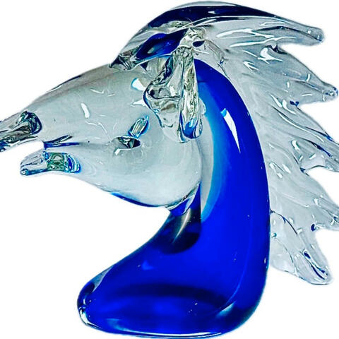 Blue Horse Head