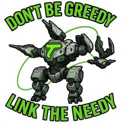 Don't Be Greedy, Link The Needy