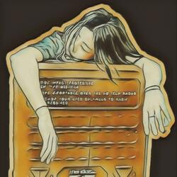 캐리어를 안고 있다