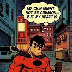 My Chin Might Not Be Crimson... But My Heart Is.