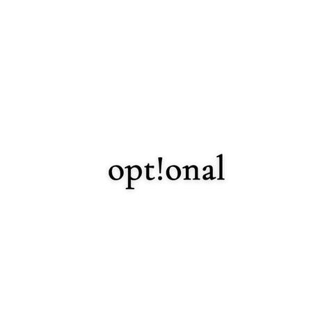 opt!onal
