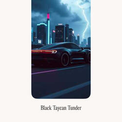 Black Taycan Thunder