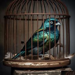 Caged bird