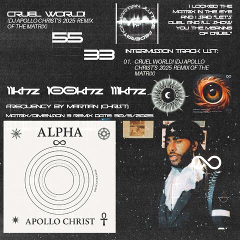 CRUEL WORLD! (DJ APOLLO CHRIST’S 141khz “REMIX OF THE MATRIX\DIMENSION 3” 2025 PHASE 1 EDITION)
