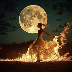Full Moon On Fire