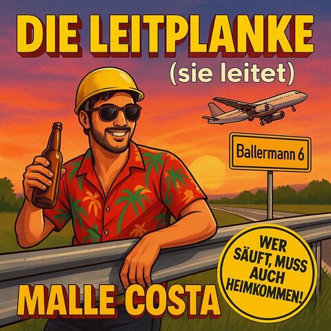 Die Leitplanke (sie leitet)