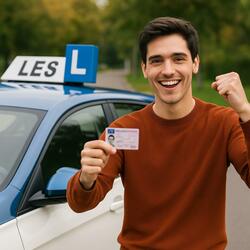 Ik ben geslaagd voor mijn rijbewijs!