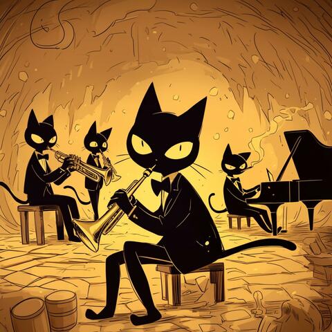 Smoky Black Cats & Deep Bass Groove Jazz Lounge