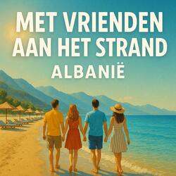 Met vrienden aan het strand
