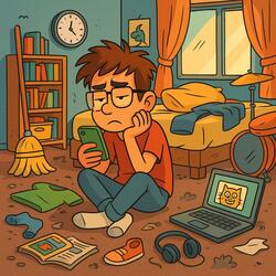 To busy to clean