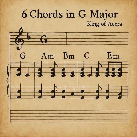 6 Chords In G Major (Keyboard)