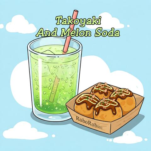 Takoyaki And Melon Soda
