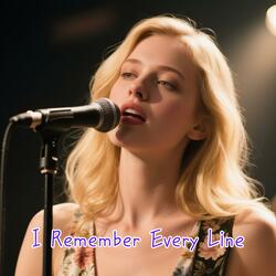 I remember Every Line