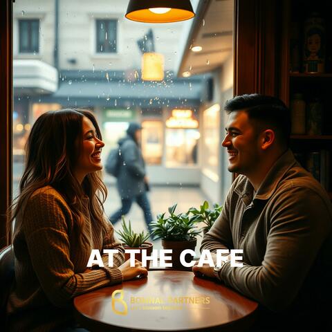 At that cafe where it was raining