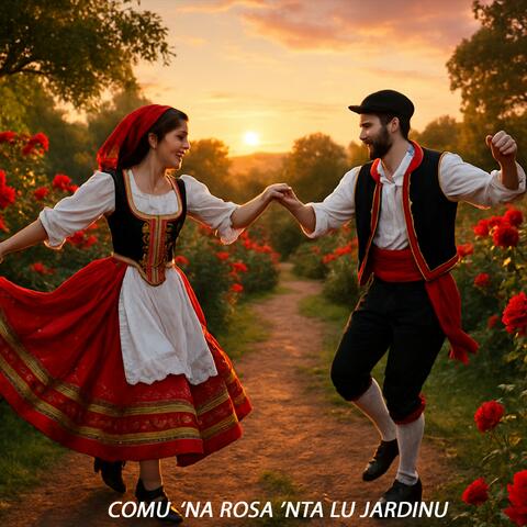 Comu 'na rosa 'nta lu jardinu