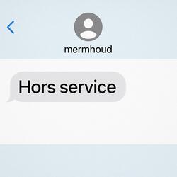 hors service