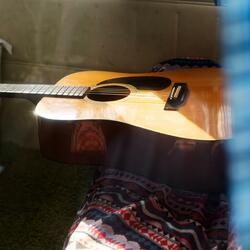 Acoustic Guitar Backing Track In A Major On The Road