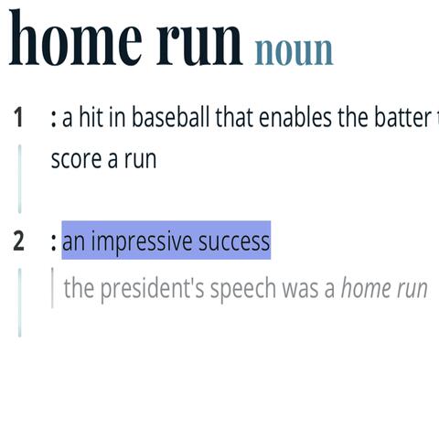 home run