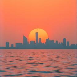 sunset stroll