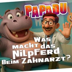 Was macht das Nilpferd beim Zahnarzt?