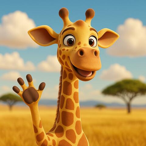 2-Girafa alta, toca o céu