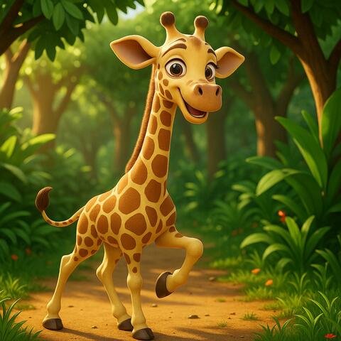 1-Girafa alta, toca o céu