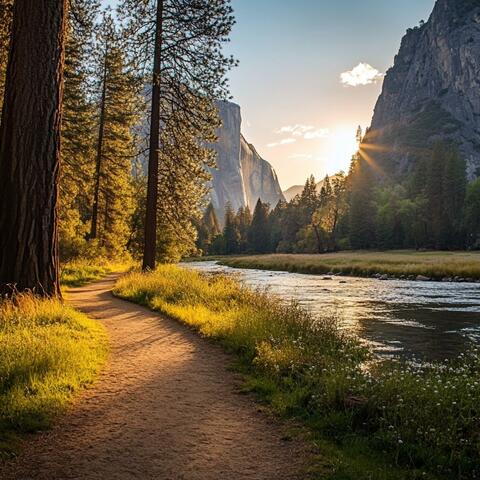 by the sweetly flowing stream