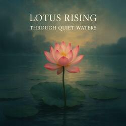 Lotus Rising Through Quiet Waters