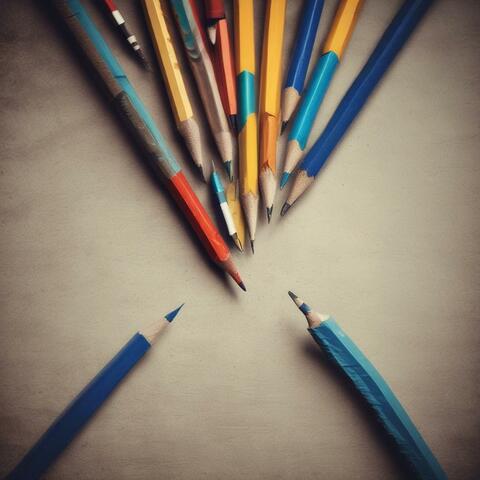 고요한 책상 위, 떨리는 손끝