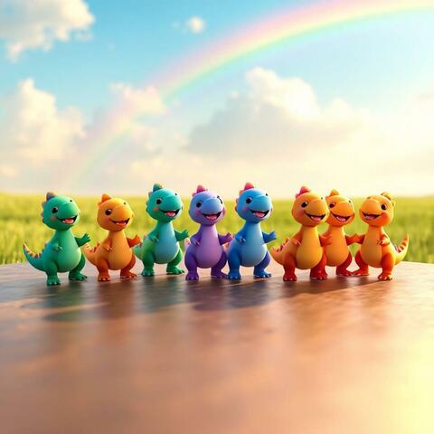 Tiny Dinos Count Together! | 10 Little Dinosaurs Number Song for Kids