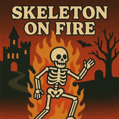 Skeleton On Fire