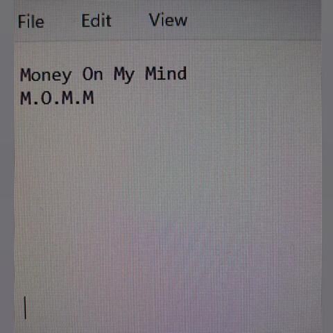 Money On My Mind