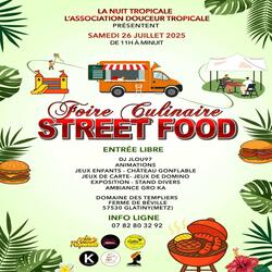 Foire Culinaire Street Food (26 Juillet 2025 Glatigny (Metz)