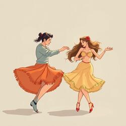 Bailando en la Noche