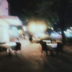cafe at night