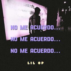 No Me Acuerdo