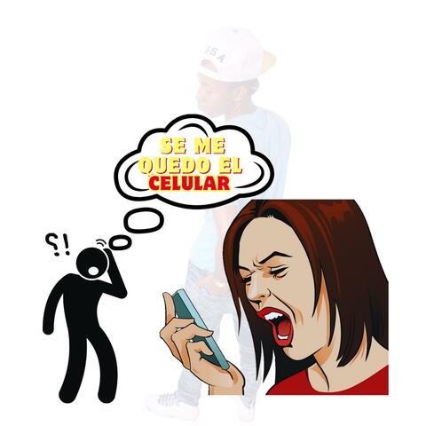 El celular se Quedo en la Casa