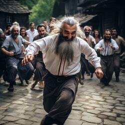 Georgian Adjarian Lezginka Dance