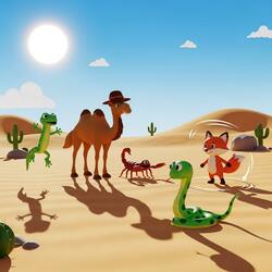 Sombras en el desierto