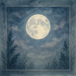 Whispers Beneath the Moon (breathing under silver skies)