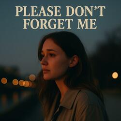 Please Don’t Forget Me